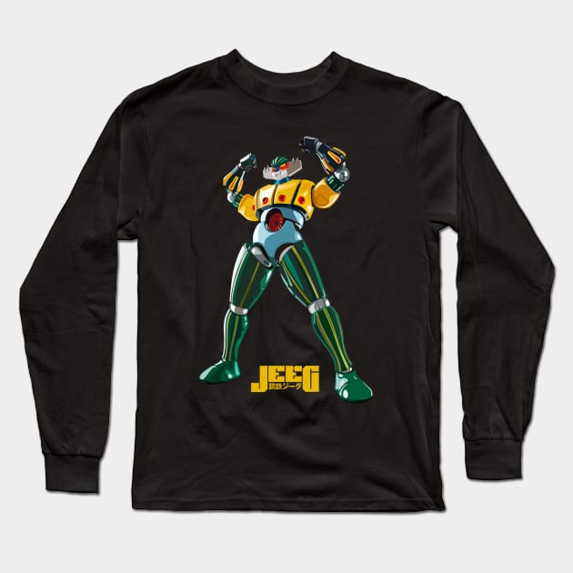 Jeeg Long Sleeve T-Shirt by JORDYGRAPH